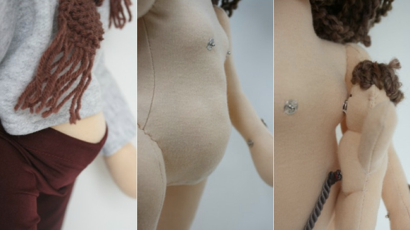 Illustration for article titled Handcrafted Breastfeeding and Birthing Dolls Are Adorably, Oddly NSFW